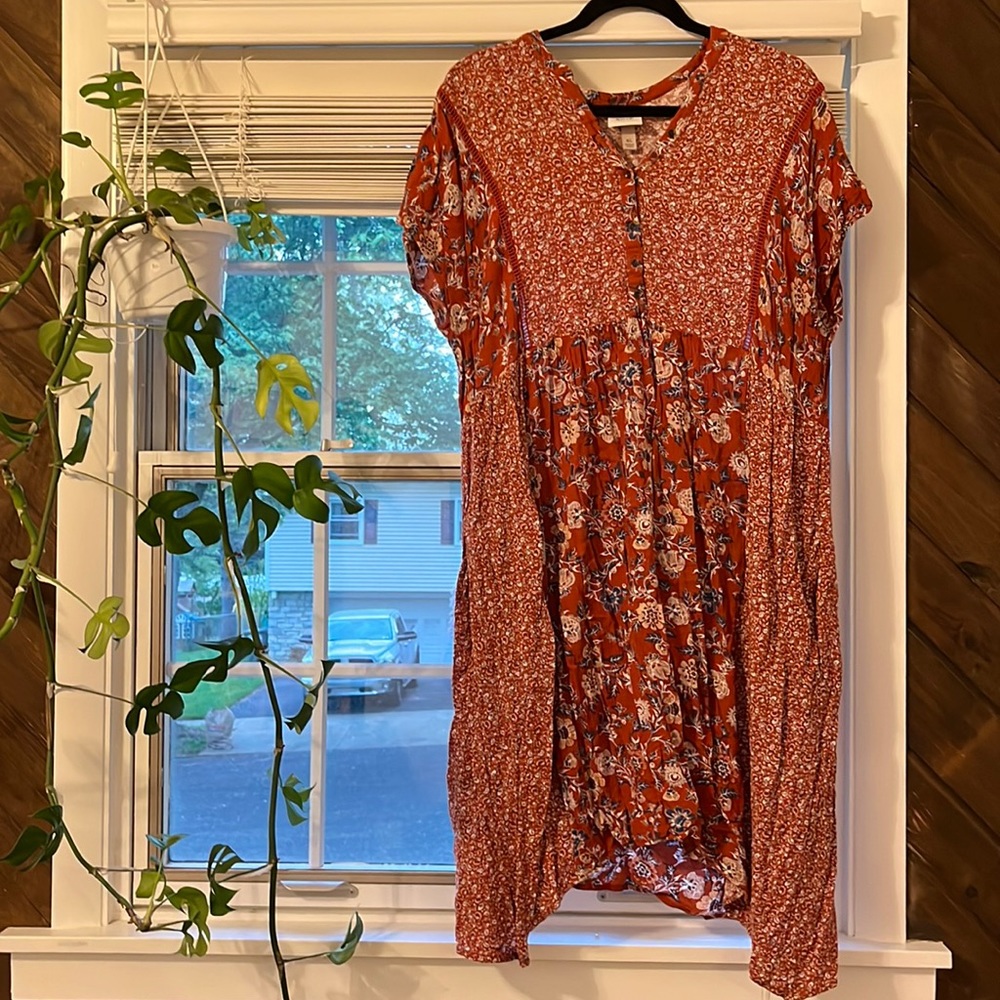 Floral dress - size XL
